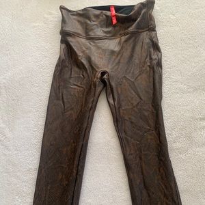 Spanx leggings snakeskin